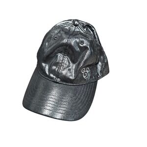 Disney Parks Metallic Silver Baseball Cap Mickey‎ Mouse Logo Adult